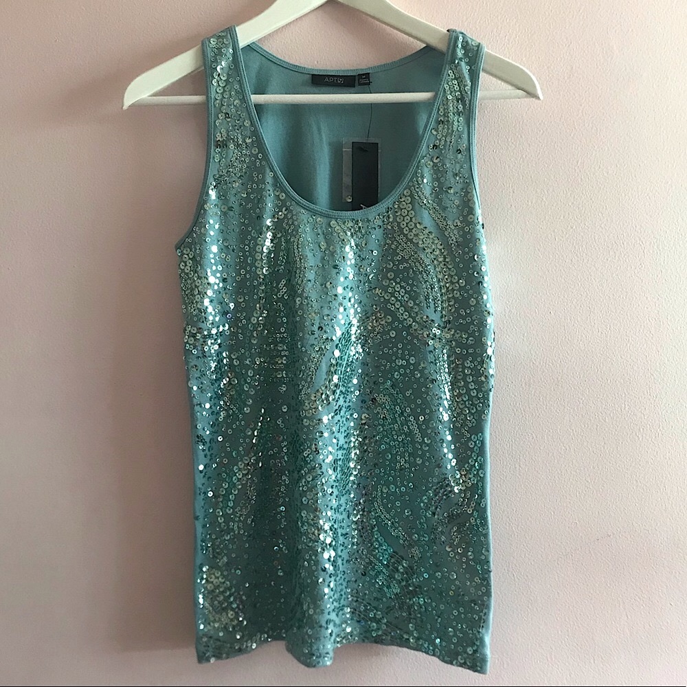 Sequin Tank Top